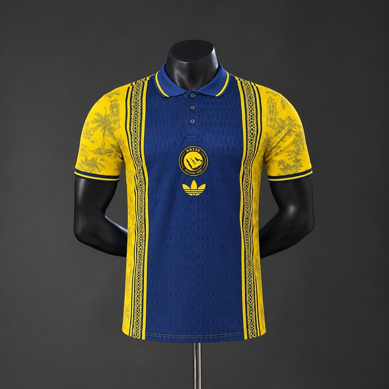 Al Nassr 2026 Yellow Special Edition Player Version Polo Jersey