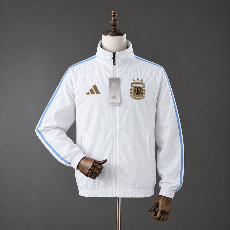 Argentina 2026 Full Zip Jacket - White