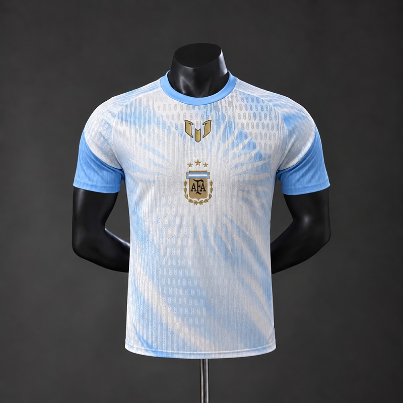 Argentina White Commemorative Player Version Jersey