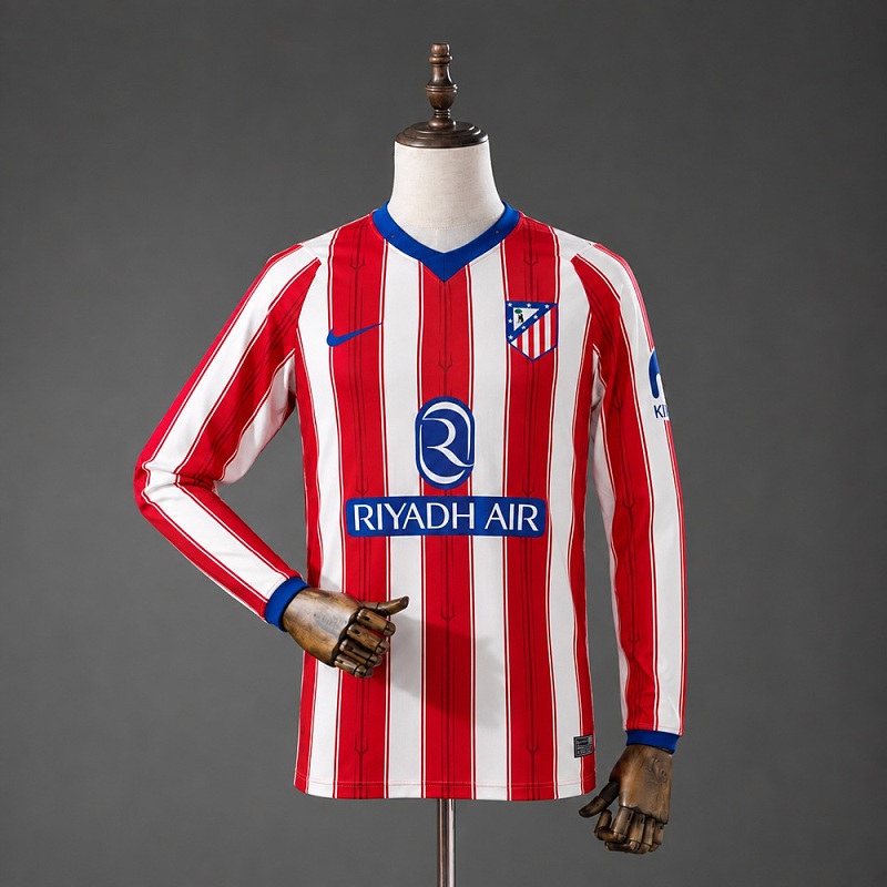 Atletico Madrid 26/27 Home Long-Sleeve Jersey S-5XL