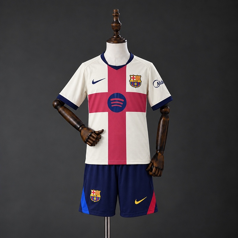 Barcelona 26/27 Fourth Away Kids Kit