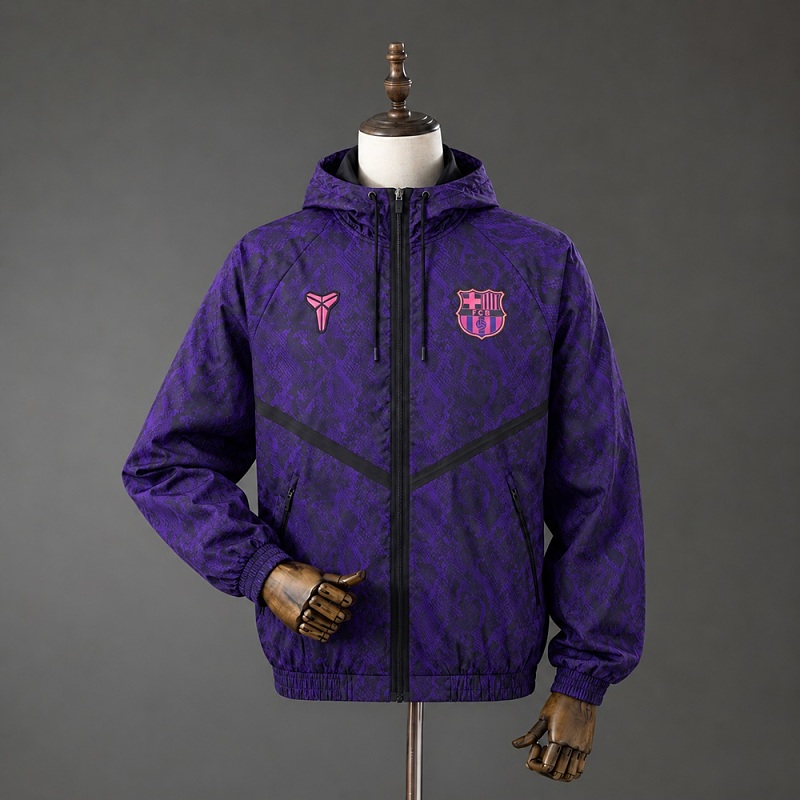 Barcelona 26/27 Full Zip Jacket - Dark Purple