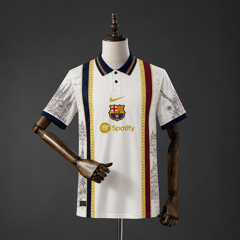 Barcelona 26/27 Off-White Special Edition Polo Jersey