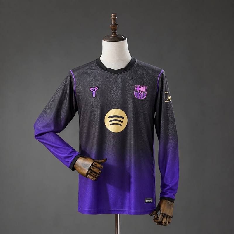 Barcelona x Kobe Bryant 26/27 Away Long Sleeve Jersey S-5XL