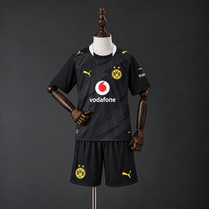 Borussia Dortmund 26/27 Away Kids Kit