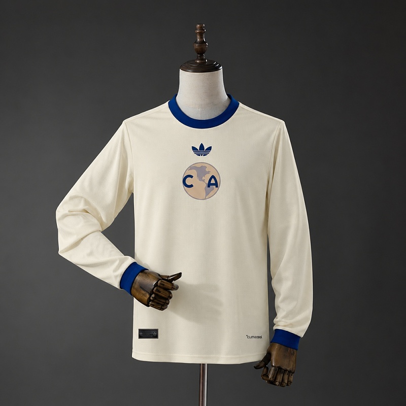Club America 26/27 110th Anniversary Cream Long-Sleeve Jersey