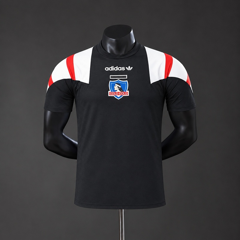 Colo Colo 2627 EQT Black Player Version Retro Jersey