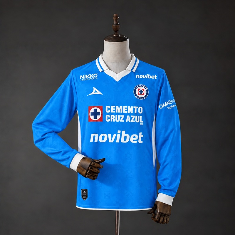 Cruz Azul 26/27 Home Long-sleeved Jersey