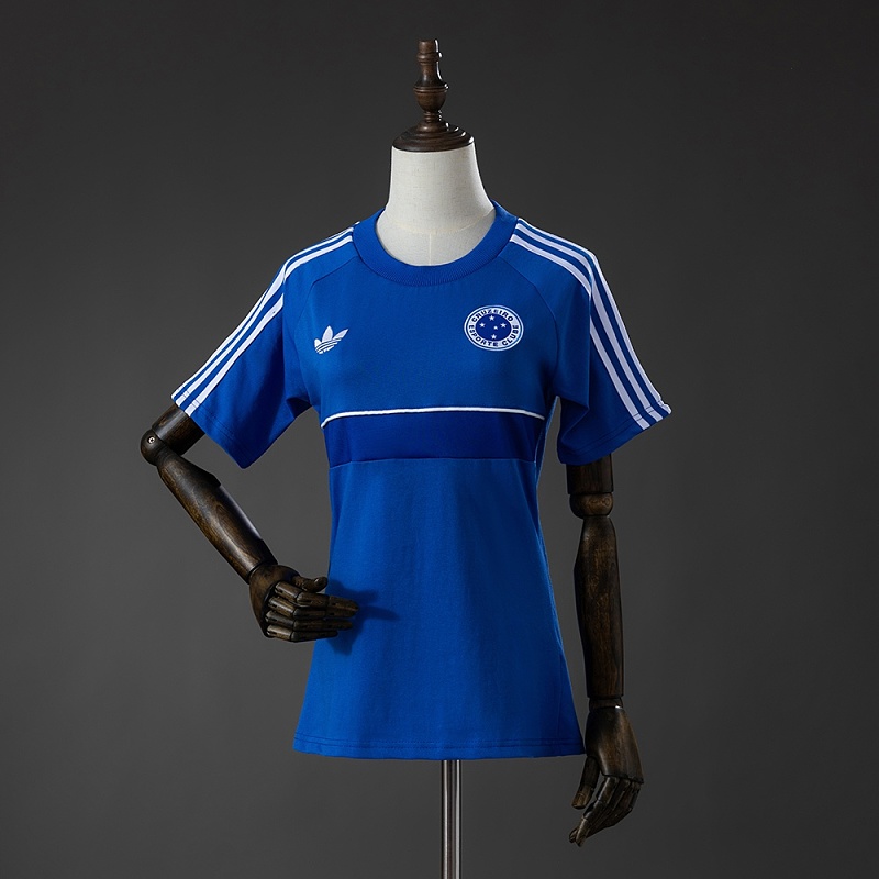 Cruzeiro 26/27 Women's Adidas Originals Blue T-shirt