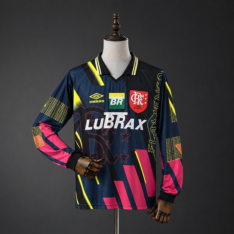 Flamengo 1998 Goalkeeper Retro Long Sleeves Jersey