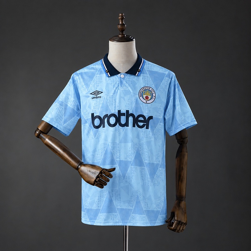 Manchester City 89/91 Home Retro Jersey