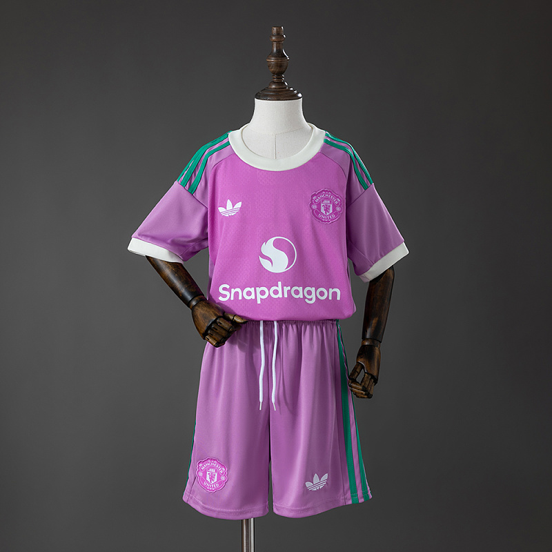Manchester United 26/27 Away Kids kit goalkeeper Jersey