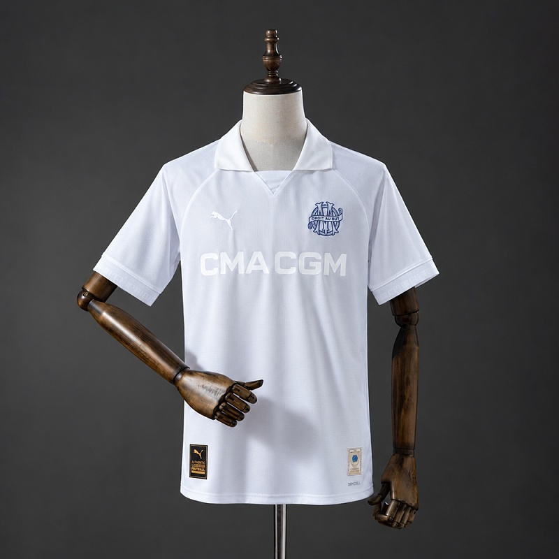 Olympique de Marseille 125th Anniversary white Jersey