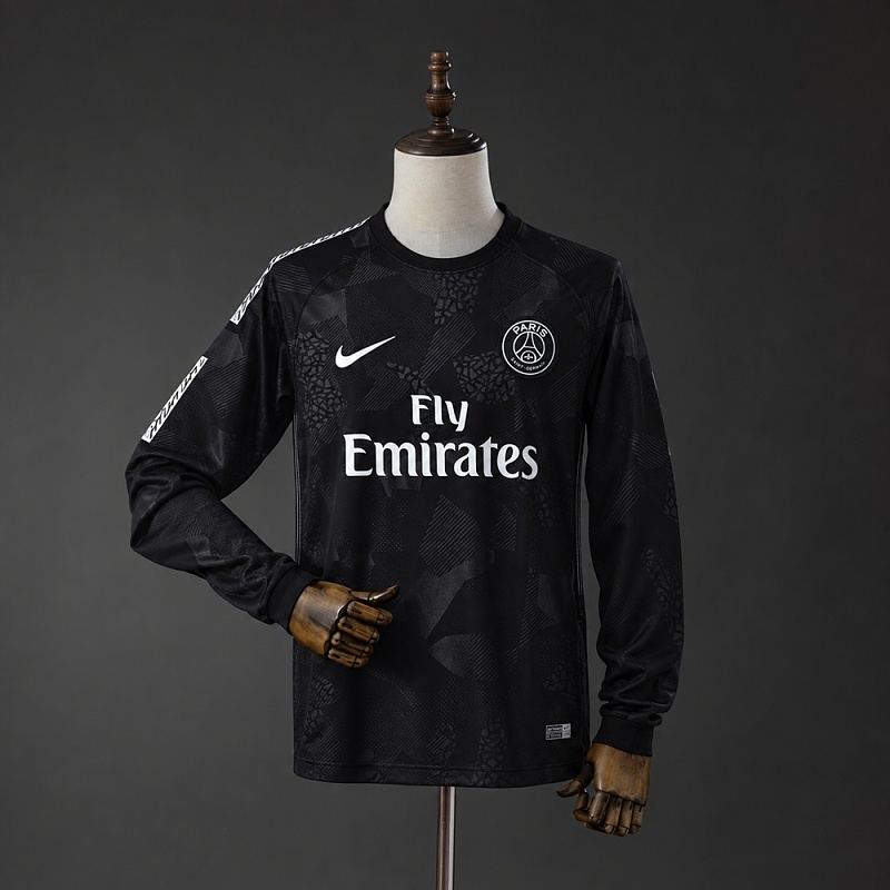 PSG 17/18 Third Away Long-Sleeves Retro Jersey