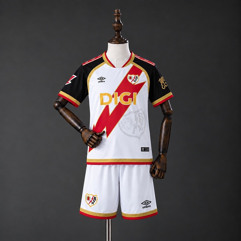 Rayo Vallecano 26/27 Home Kids Kit