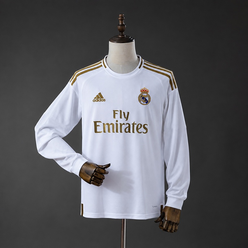Real Madrid 19/20 Home Long-Sleeves Retro Jersey