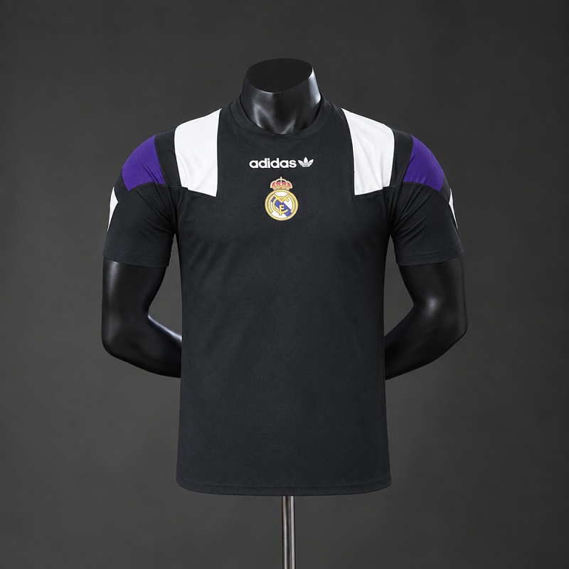 Real Madrid 26/27 EQT Black Player Version Retro Jersey