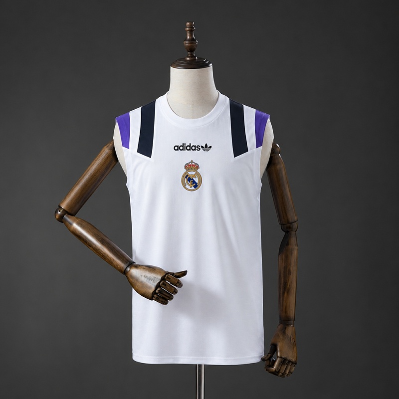 Real Madrid 26/27 EQT White Basketball Retro Jersey