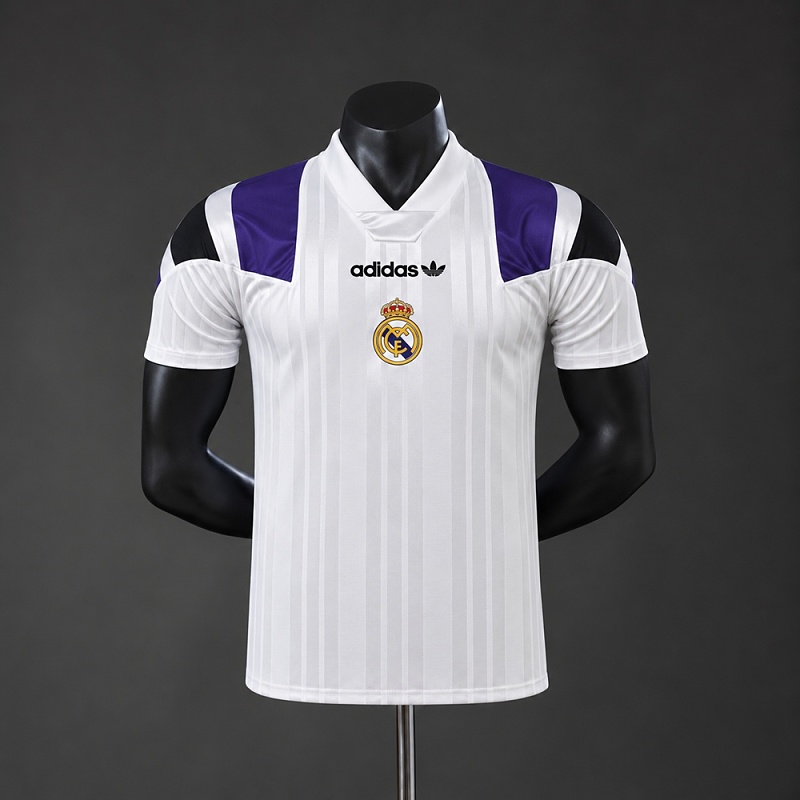 Real Madrid 26/27 EQT White Player Version Retro Jersey