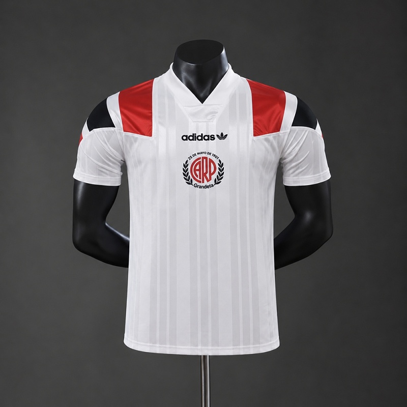 River Plate 26/27 EQT White Player Version Retro Jersey