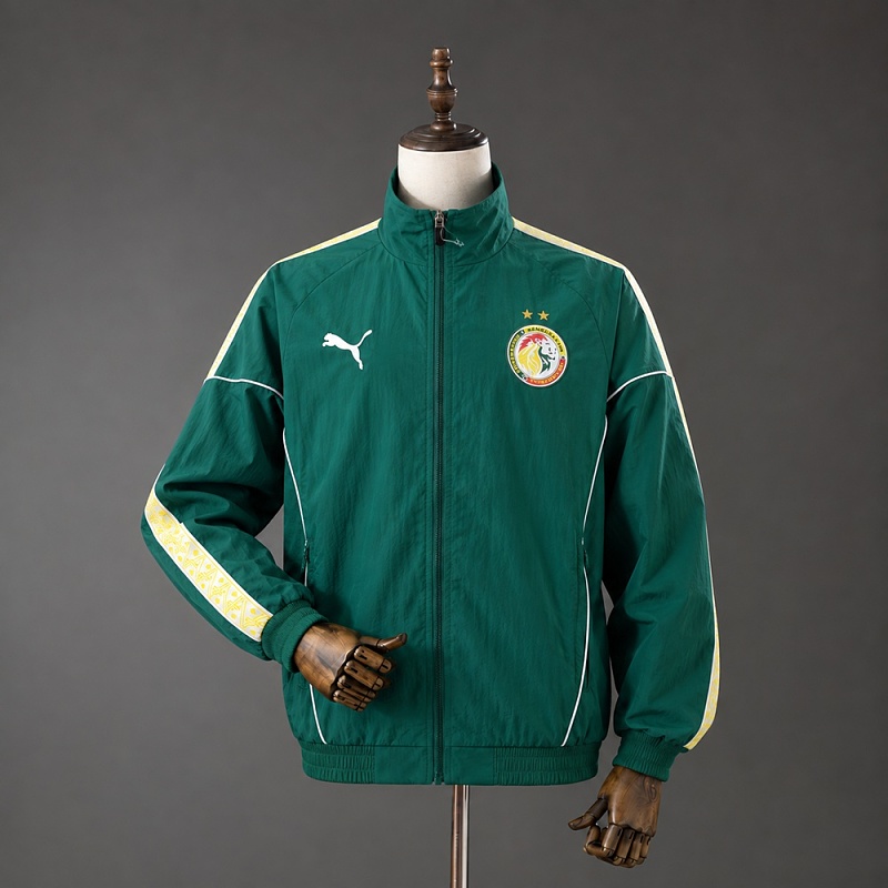 Senegal 2026 Full-Zip Jacket - Green