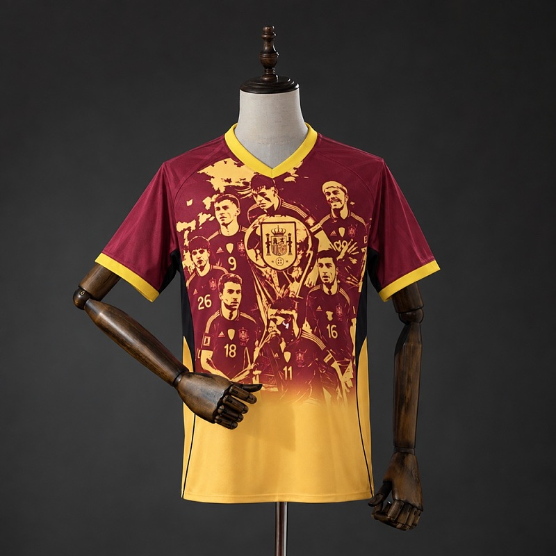 Spain 26/27 Home Champions Commemorative Edition Jersey
