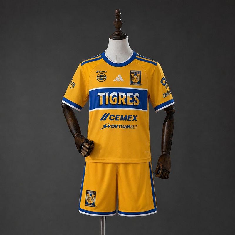 Tigres UANL 26/27 Home Kids kit Jersey